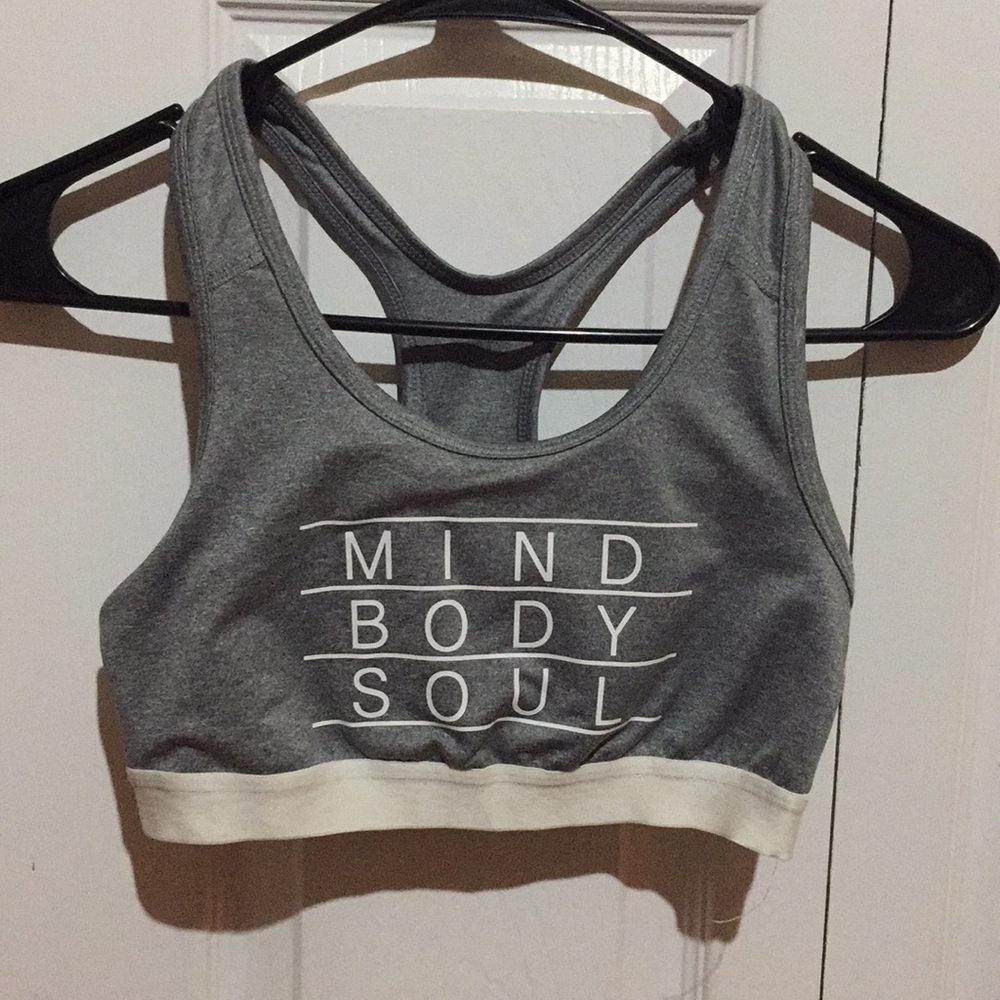 Danskin now grey sports bra